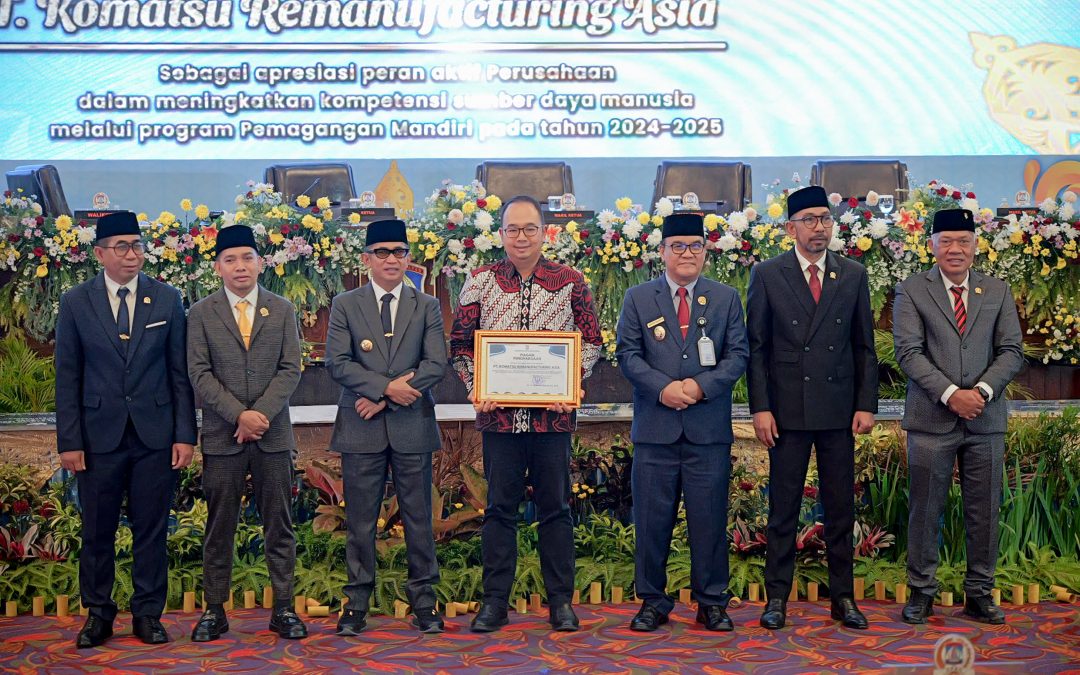 Komatsu Remanufacturing Asia’s Independent Apprenticeship Program Earns Recognition from Balikpapan City Government